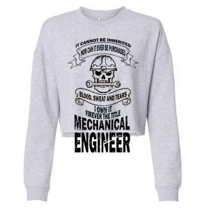 Sweat Blood Tears Mechanical Engineer Cropped Pullover Crew