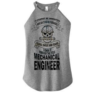 Sweat Blood Tears Mechanical Engineer Women's Perfect Tri Rocker Tank