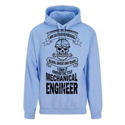 Sweat Blood Tears Mechanical Engineer Unisex Surf Hoodie