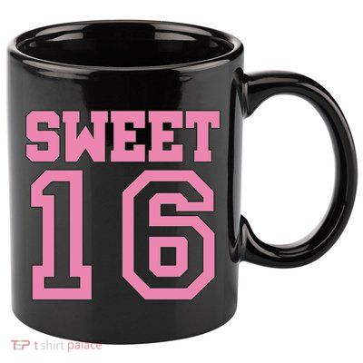 Sweet 16th Birthday 11oz C Handle Ceramic Mug