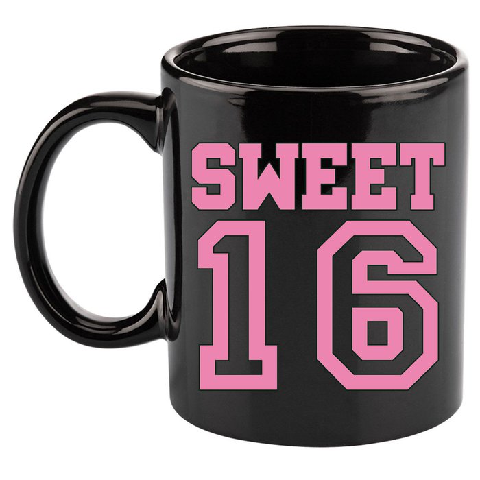 Sweet 16th Birthday 11oz C Handle Ceramic Mug