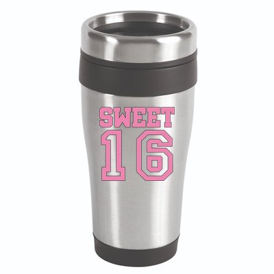 Sweet 16th Birthday 16oz Travel Tumbler