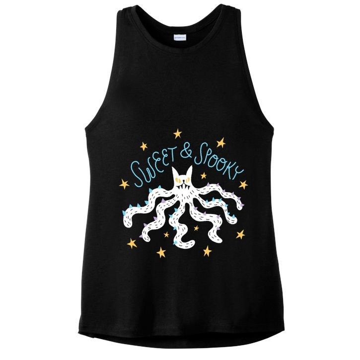 Sweet And Spooky Ladies PosiCharge Tri-Blend Wicking Tank