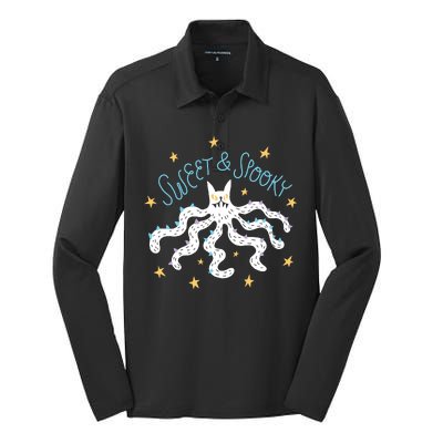 Sweet And Spooky Silk Touch Performance Long Sleeve Polo