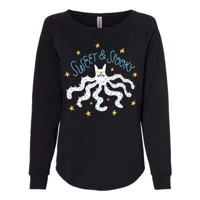 Sweet And Spooky Womens California Wash Sweatshirt