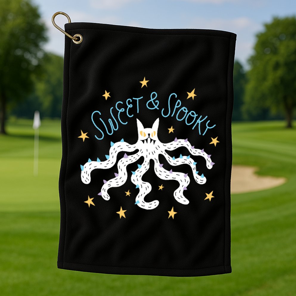 Sweet And Spooky Golf Towel