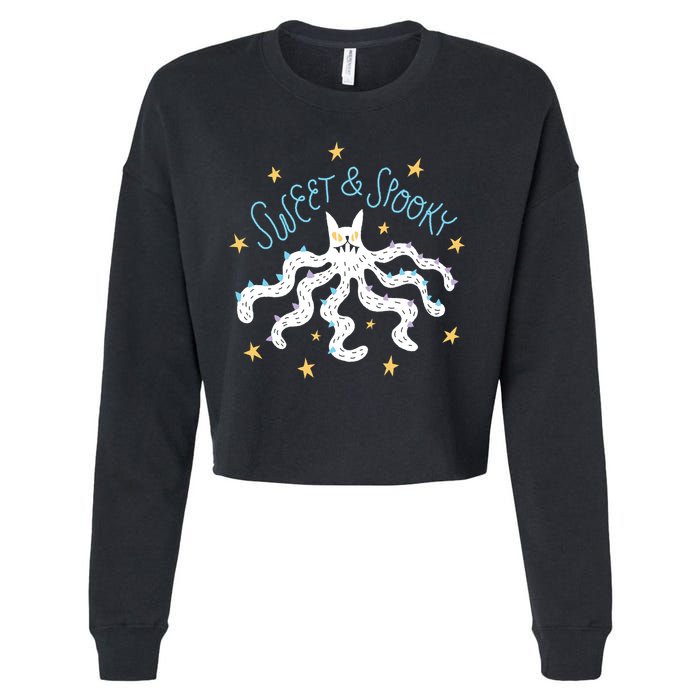 Sweet And Spooky Cropped Pullover Crew
