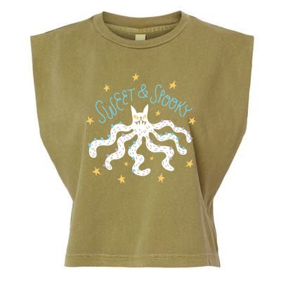 Sweet And Spooky Garment-Dyed Women's Muscle Tee