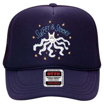 Sweet And Spooky High Crown Mesh Back Trucker Hat