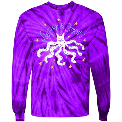 Sweet And Spooky Tie-Dye Long Sleeve Shirt