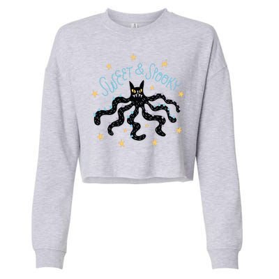 Sweet And Spooky Cropped Pullover Crew