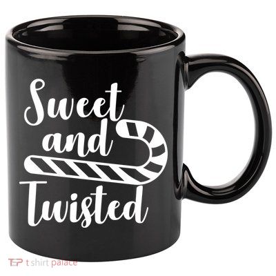 Sweet and Twisted 11oz C Handle Ceramic Mug