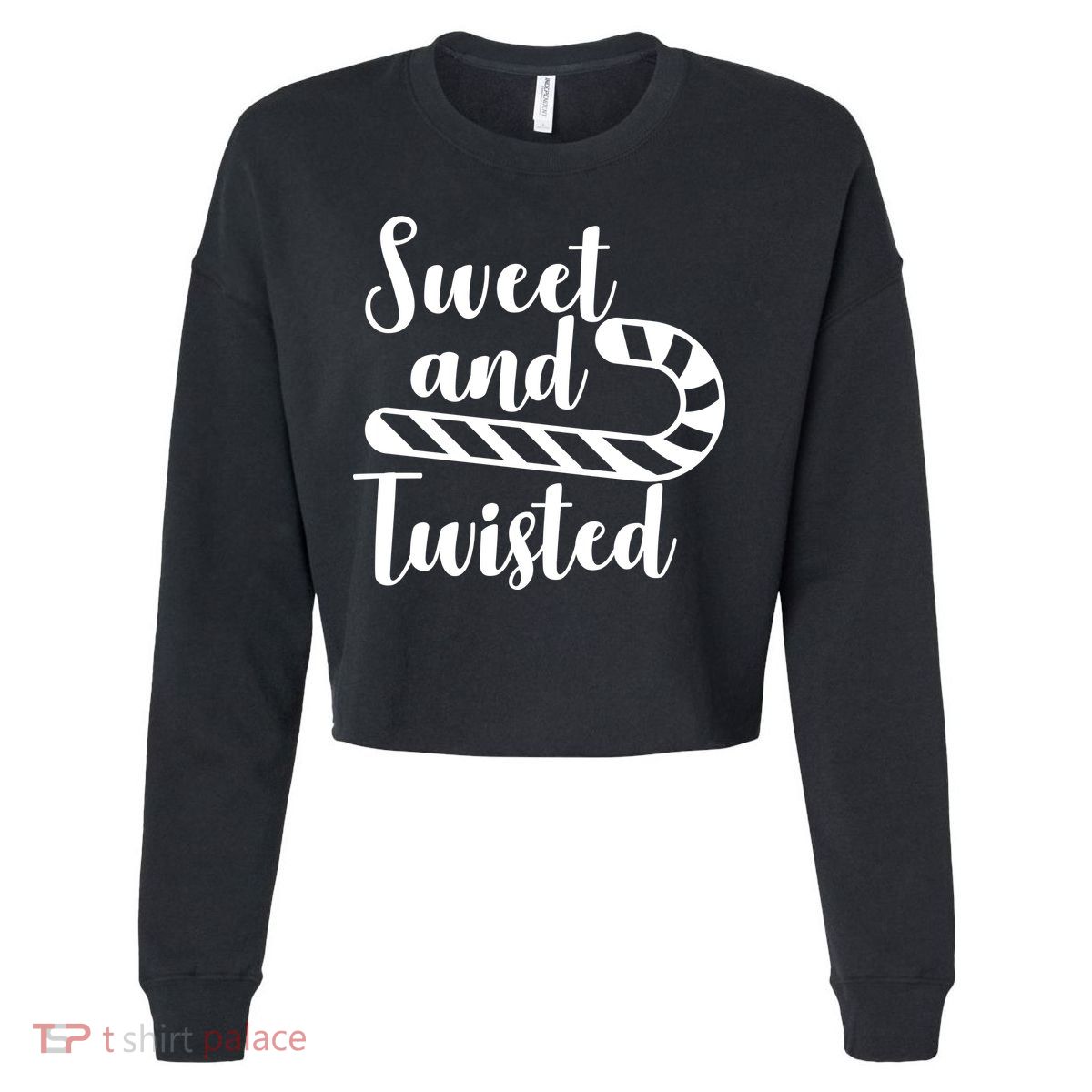 Sweet and Twisted Cropped Pullover Crew