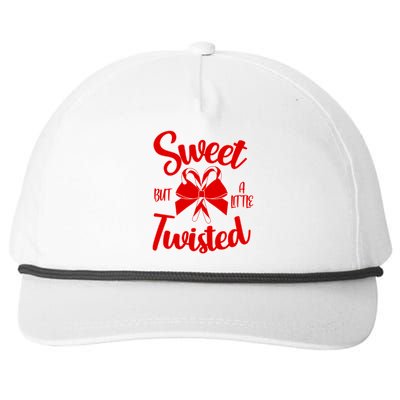 Sweet But A Little Twisted Christmas Snapback Five-Panel Rope Hat