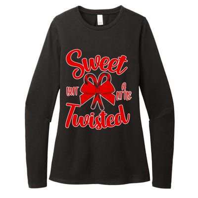 Sweet But A Little Twisted Christmas Womens CVC Long Sleeve Shirt