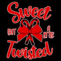 Sweet But A Little Twisted Christmas 16 in Basic Backpack