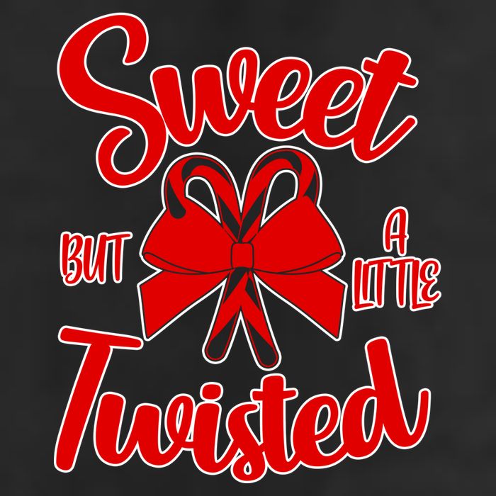 Sweet But A Little Twisted Christmas Golf Towel
