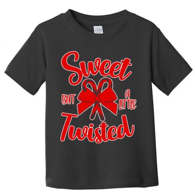 Sweet But A Little Twisted Christmas Toddler T-Shirt