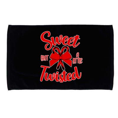 Sweet But A Little Twisted Christmas Microfiber Hand Towel