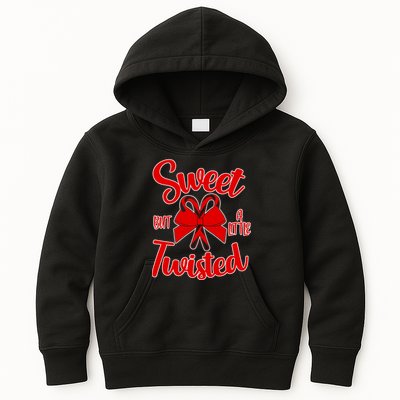 Sweet But A Little Twisted Christmas Kids Hoodie