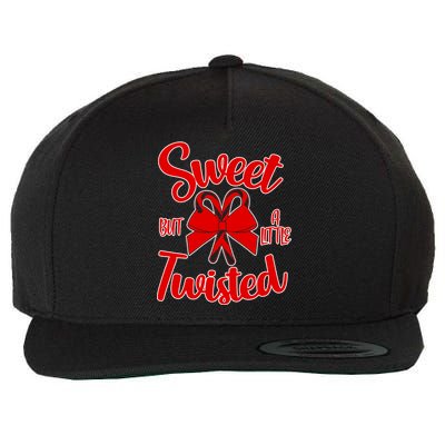 Sweet But A Little Twisted Christmas Wool Snapback Cap