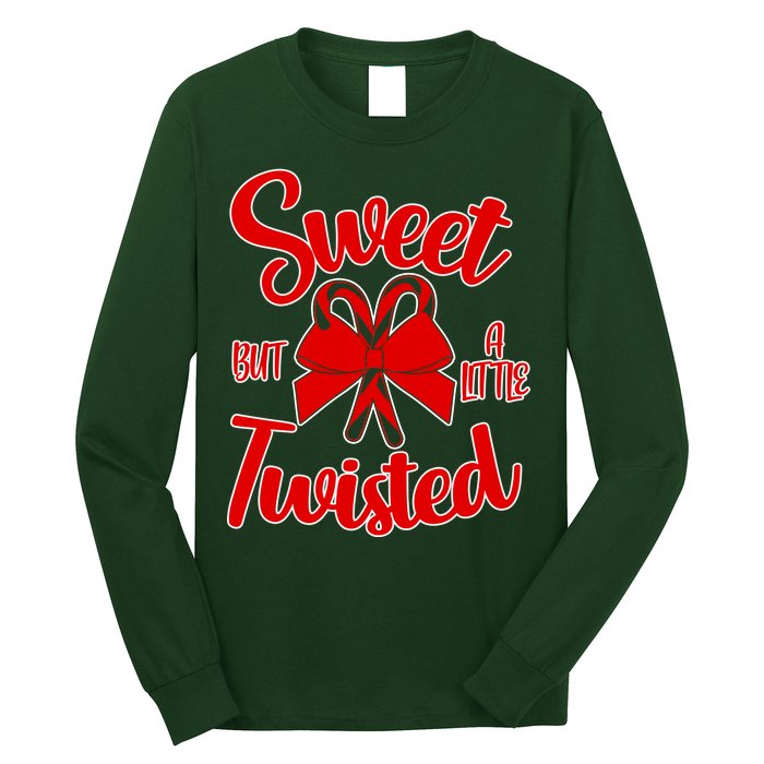 Sweet But A Little Twisted Christmas Long Sleeve Shirt