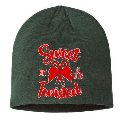 Sweet But A Little Twisted Christmas Sustainable Beanie