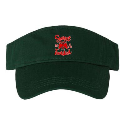 Sweet But A Little Twisted Christmas Valucap Bio-Washed Visor