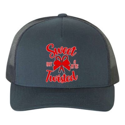 Sweet But A Little Twisted Christmas Yupoong Adult 5-Panel Trucker Hat