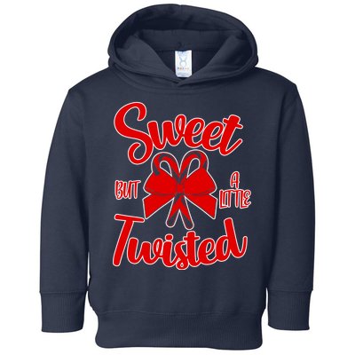 Sweet But A Little Twisted Christmas Toddler Hoodie