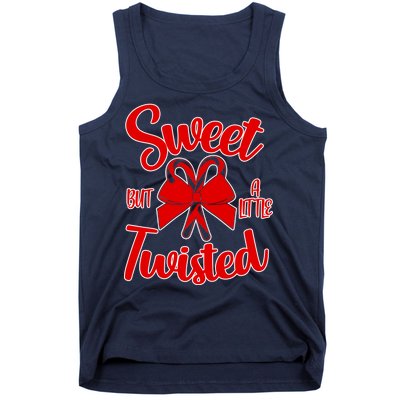 Sweet But A Little Twisted Christmas Tank Top