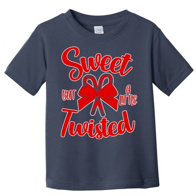 Sweet But A Little Twisted Christmas Toddler T-Shirt