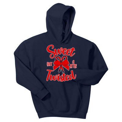 Sweet But A Little Twisted Christmas Kids Hoodie