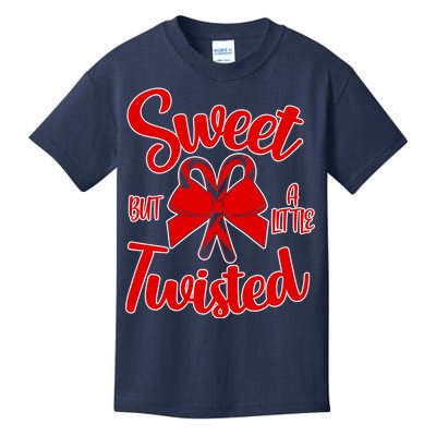 Sweet But A Little Twisted Christmas Kids T-Shirt