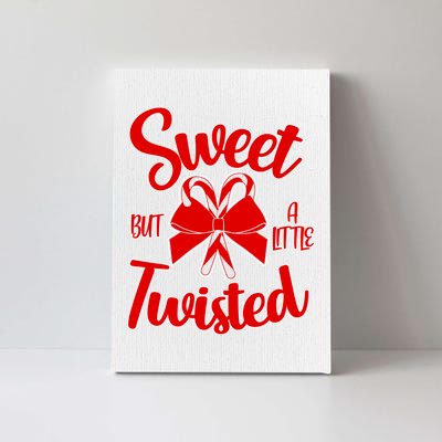 Sweet But A Little Twisted Christmas Canvas