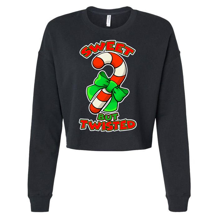 Sweet But Twisted Cropped Pullover Crew