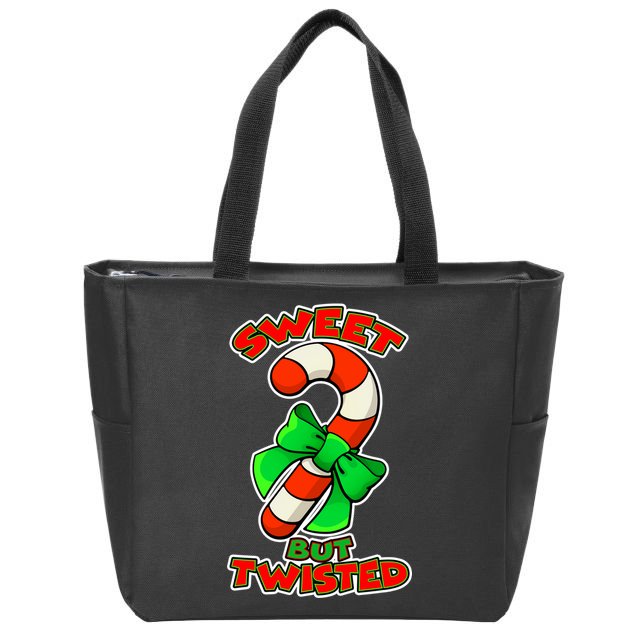 Sweet But Twisted Zip Tote Bag
