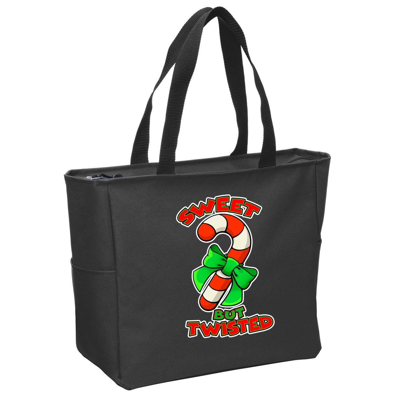 Sweet But Twisted Zip Tote Bag