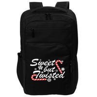Sweet But Twisted Funny Candy Cane Christmas Impact Tech Backpack