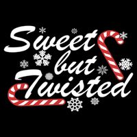 Sweet But Twisted Funny Candy Cane Christmas Impact Tech Backpack