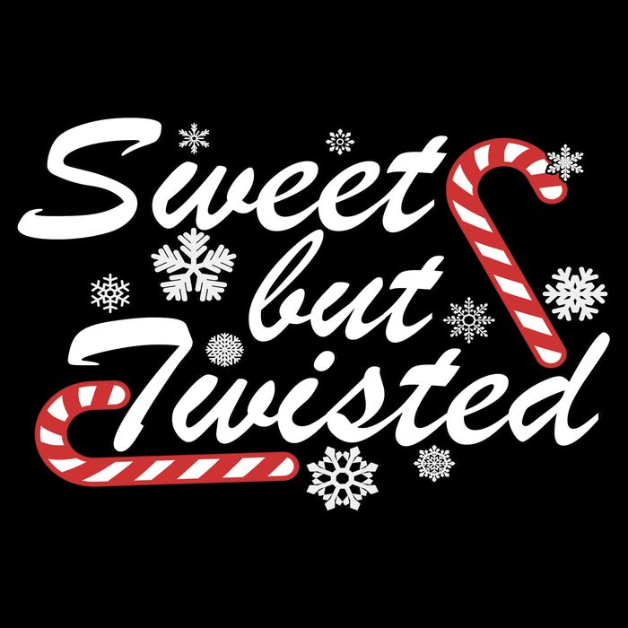 Sweet But Twisted Funny Candy Cane Christmas Impact Tech Backpack