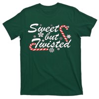 Sweet But Twisted Funny Candy Cane Christmas T-Shirt