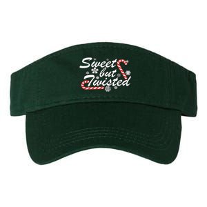 Sweet But Twisted Funny Candy Cane Christmas Valucap Bio-Washed Visor