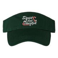 Sweet But Twisted Funny Candy Cane Christmas Valucap Bio-Washed Visor