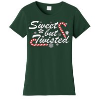 Sweet But Twisted Funny Candy Cane Christmas Women's T-Shirt