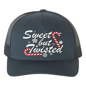 Sweet But Twisted Funny Candy Cane Christmas Yupoong Adult 5-Panel Trucker Hat