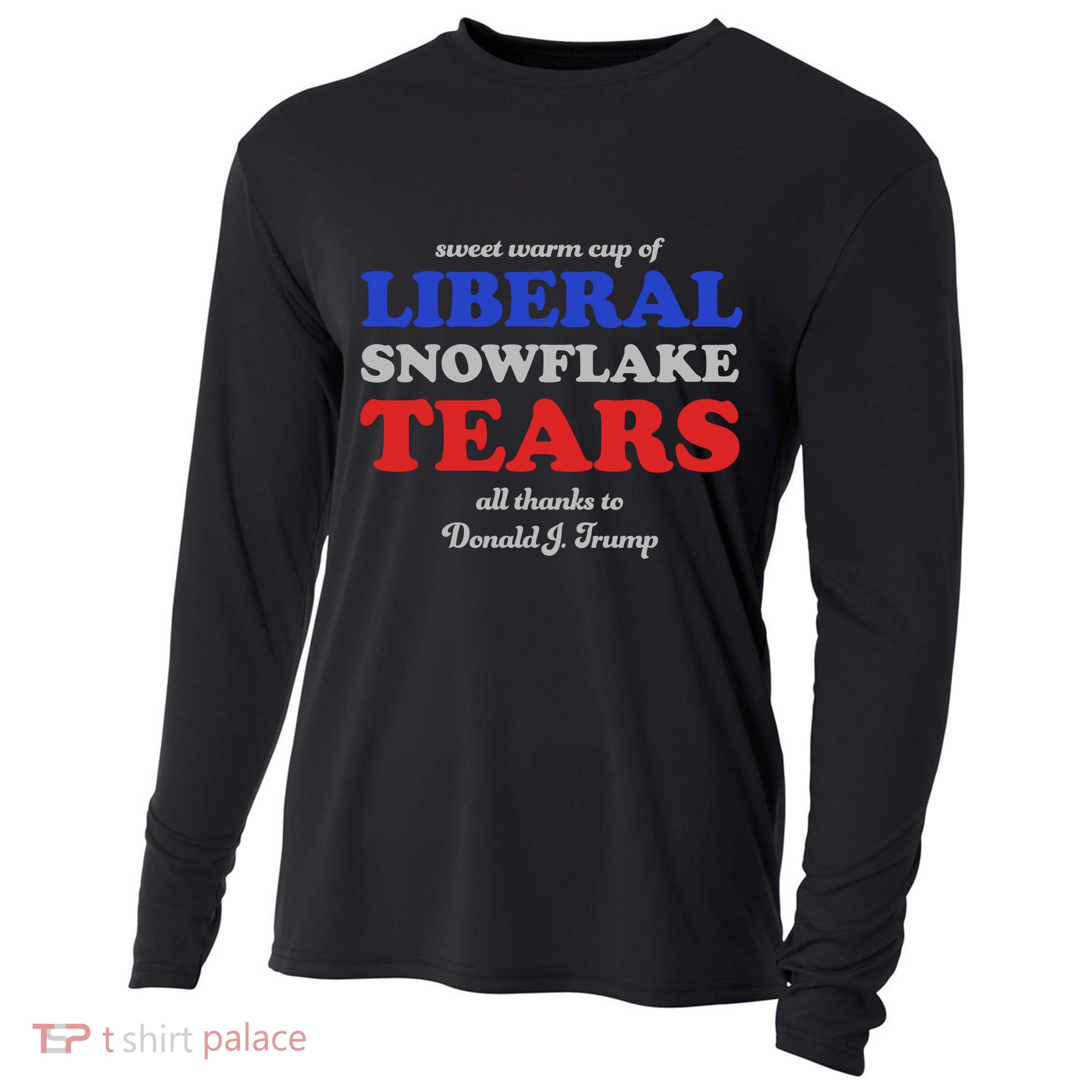 Sweet Cup Of Liberal Snowflake Tears Cooling Performance Long Sleeve Crew