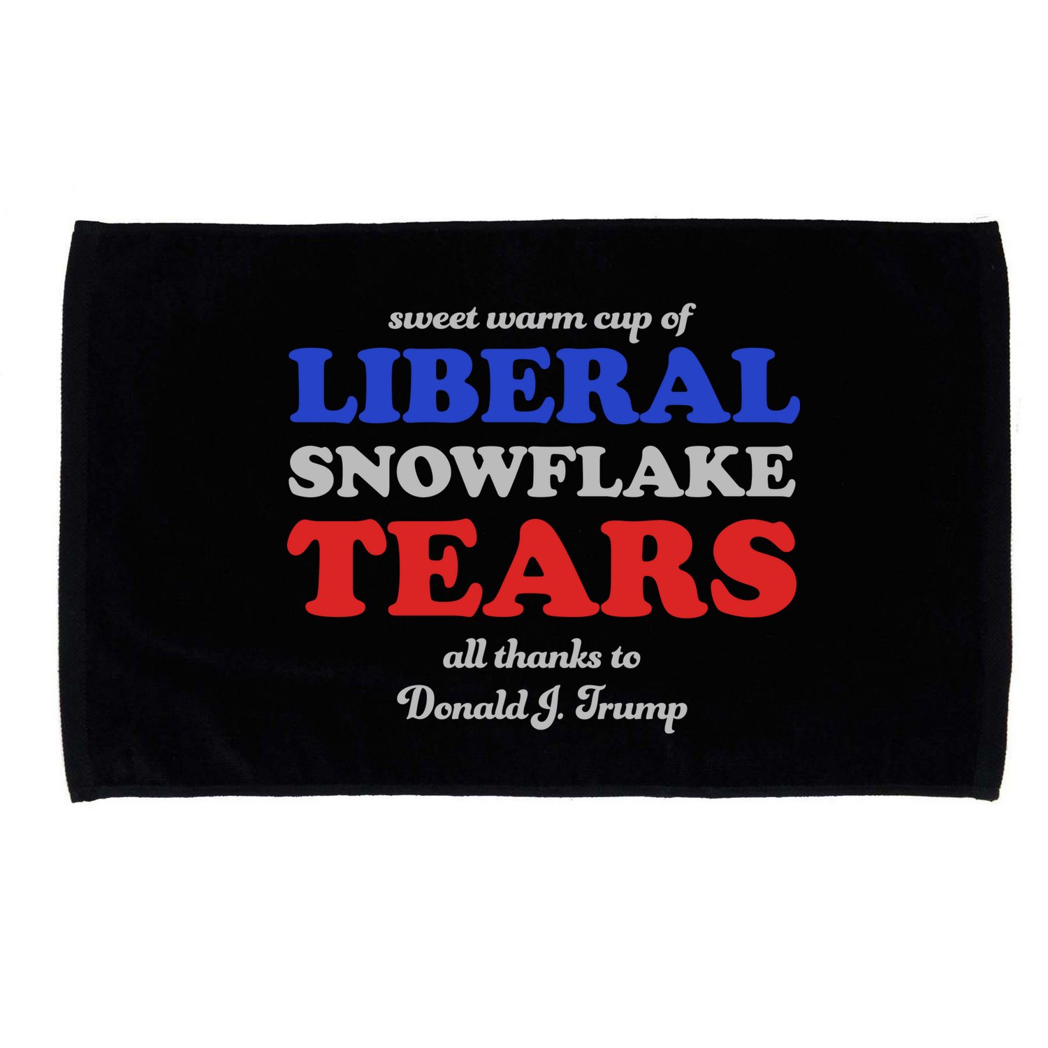 Sweet Cup Of Liberal Snowflake Tears Microfiber Hand Towel