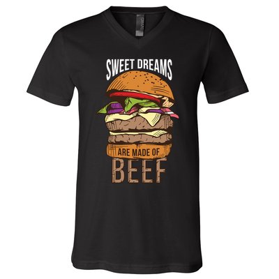 Sweet Dreams Are Made Of Beef V-Neck T-Shirt