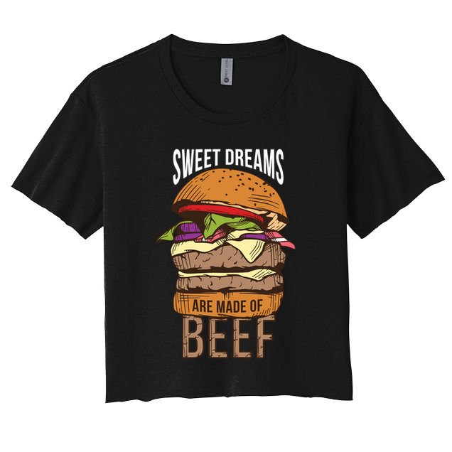 Sweet Dreams Are Made Of Beef Crop Top